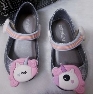 Mini Melissa Unicorn Sparkle Shoes